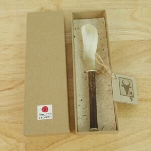 Handmade Bovine Horn Spreader Hostess Gift Cheese Butter Knife Artisan Eclectic